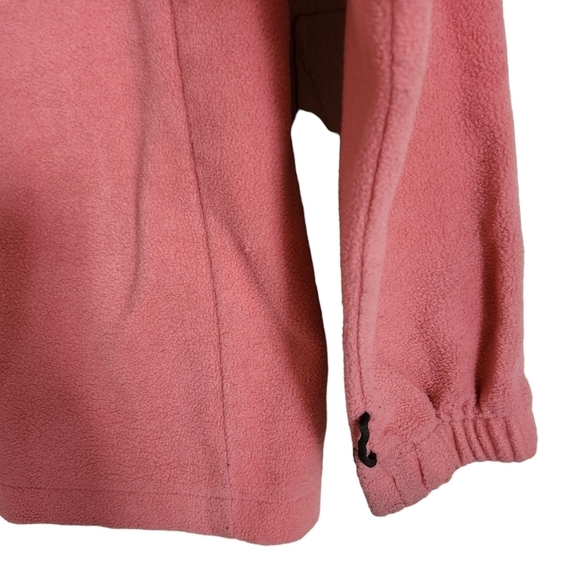 Columbia interchange  pink fleece long sleeves zip-up girls coat sweater - Picture 10 of 13